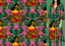 create fashion illustration and seamless textile patterns